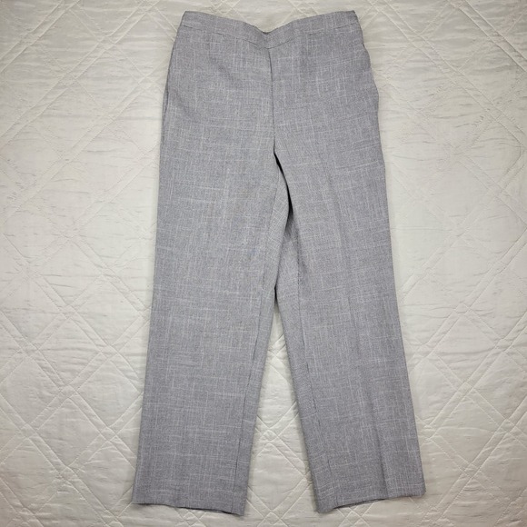 Alfred Dunner Pants - alfred dunner classic fit pant gray dress pants‎ 6P nwt